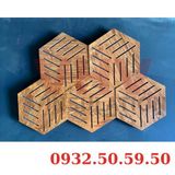  Tấm Gỗ Tiêu Âm Hình Lục Giác Có Họa Tiết, Trang Trí Cao Cấp, Decor Sang Trọng, SẴN KEO DÁN 
