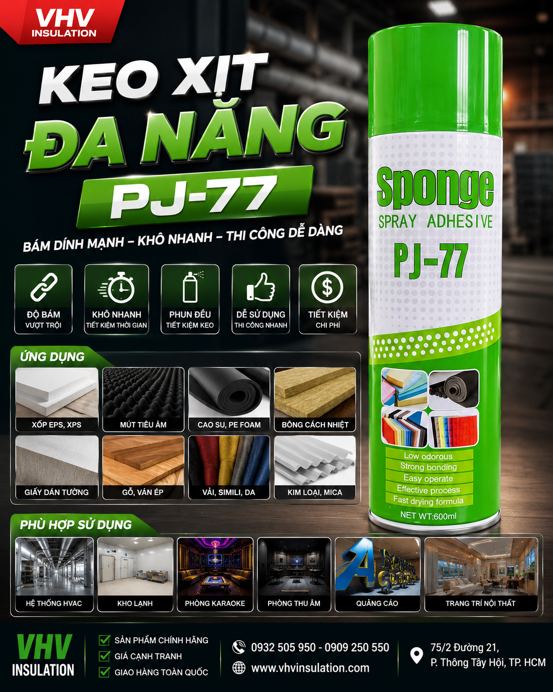  Keo Siêu Dính Đa Năng PJ77 – Giải Pháp Siêu Bám Chuyên Dụng Cho Mọi Công Trình 