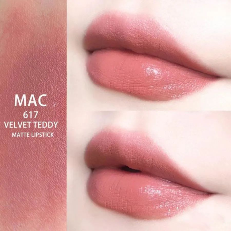  Son MAC ximal Silky Matte Lipstick #617 Velvet Teddy 3.5g 