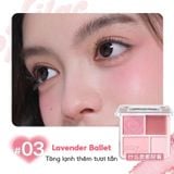 Phấn Má & Phấn Bắt Sáng 4 Ô Judydoll Blush & Highlight Palette - 9G 