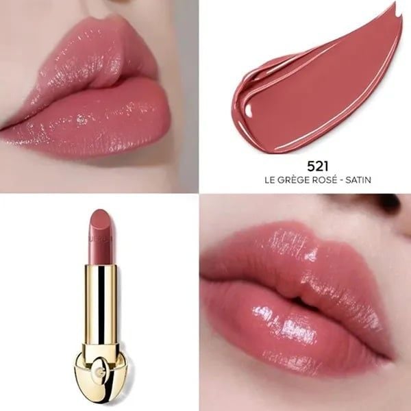  Lõi son Guerlain Rouge G Satin 3.5g #521 Le Grege Rose 