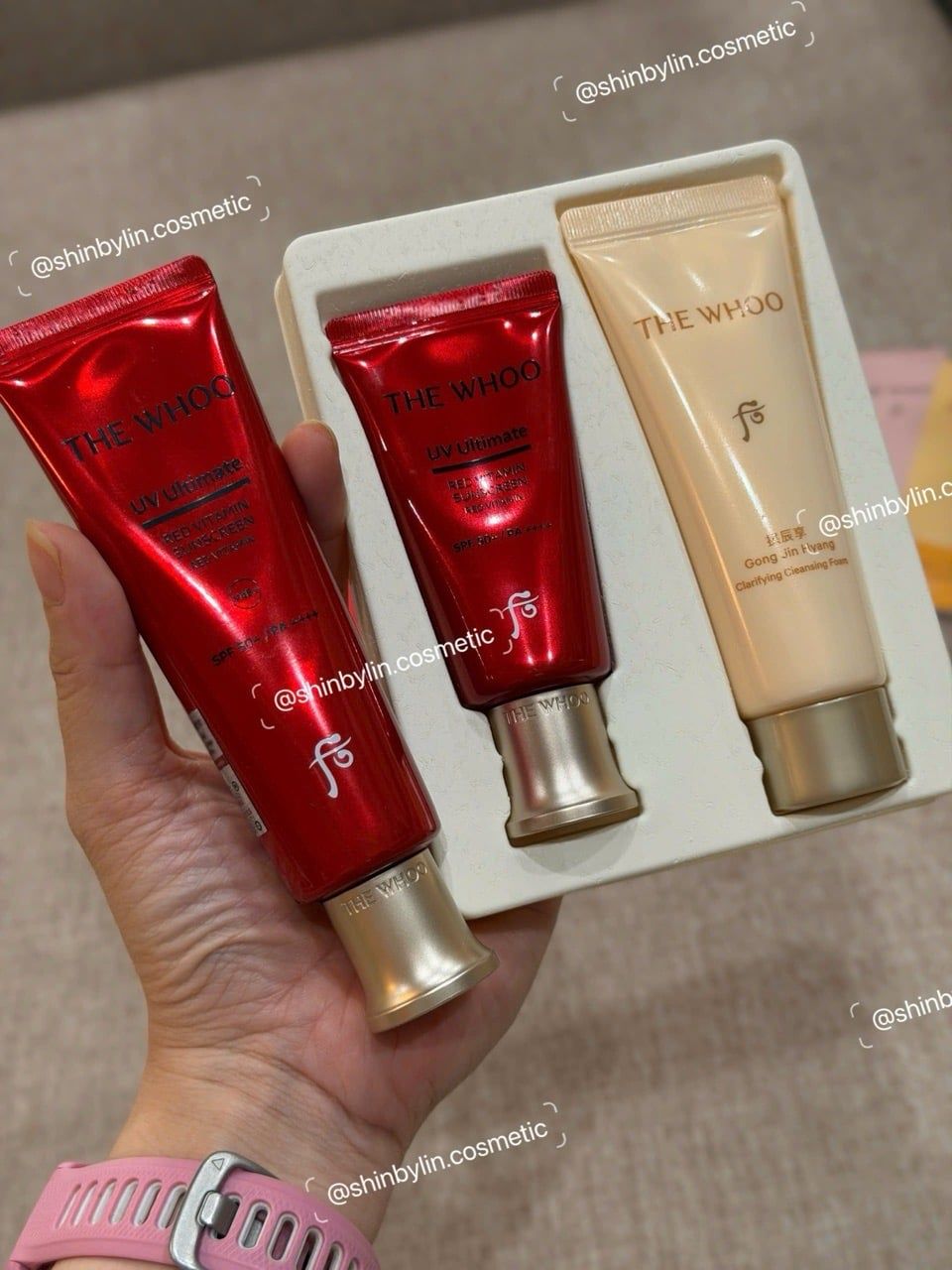  Set Kem Chống Nắng Whoo UV Ultimate Red Vitamin Sunscreen Special Set 