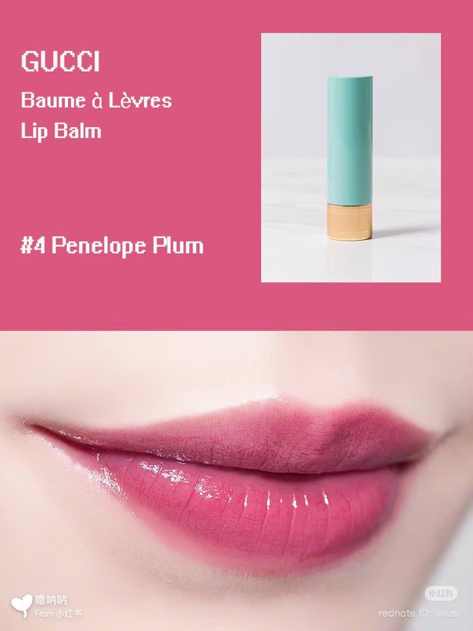  Son Dưỡng Gucci Baume A Levres Lip Balm 3.5G - #4 Penelope Plum 
