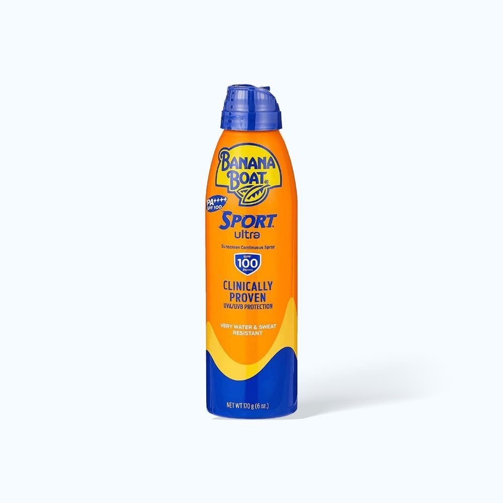  Xịt Chống Nắng Thể Thao Banana Boat Sport Ultra Sunscreen Continuous Spray SPF 100 PA++++ 170g 