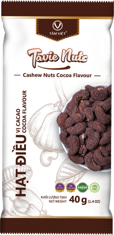  HẠT ĐIỀU GÓI 40GR CHỌN VỊ - ĂN VẶT HEALTHY ORGANIC - HẠT DINH DƯỠNG KHÔNG CHẤT PHỤ GIA 