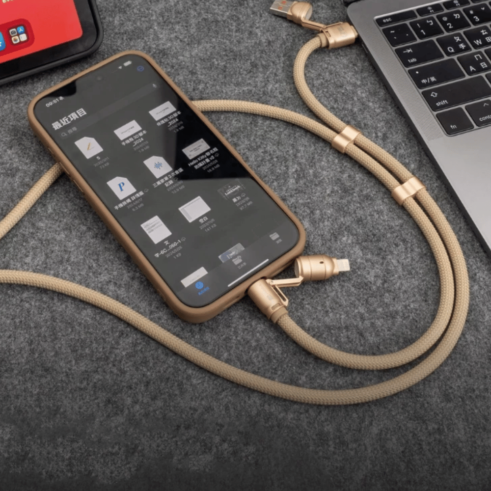 Dây Đeo Điện Thoại Kèm Sạc HODA 4in1 65W