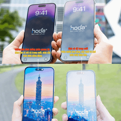 Kính Cường Lực iPhone 17 Series HODA 3D 2in1 Matte Chống Chói (Có Khung Trợ Dán)