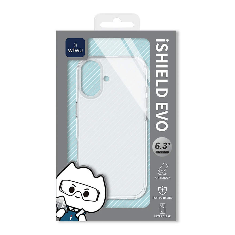 Case/ Ốp Lưng Trong Suốt iPhone 17 Series WiWU iShield Evo TPP-109