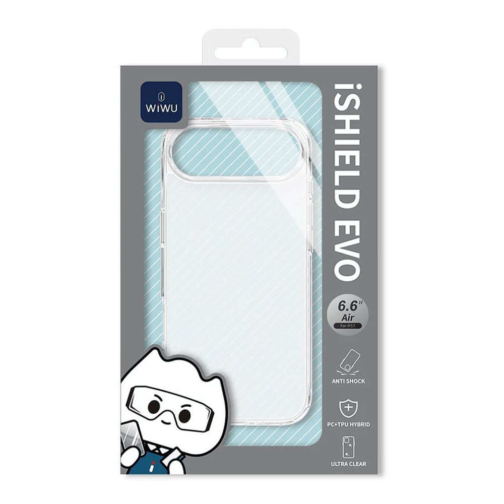 Case/ Ốp Lưng Trong Suốt iPhone 17 Series WiWU iShield Evo TPP-109