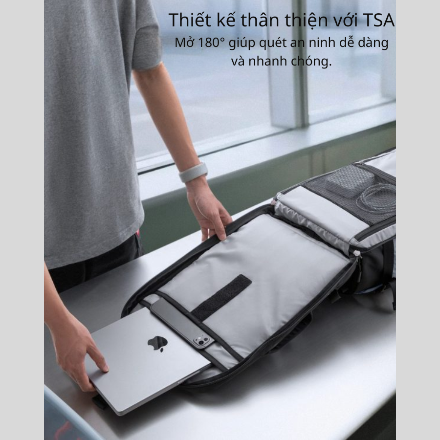 Balo Tomtoc Liteway Travel Backpack T66 Với Dung Tích 40L