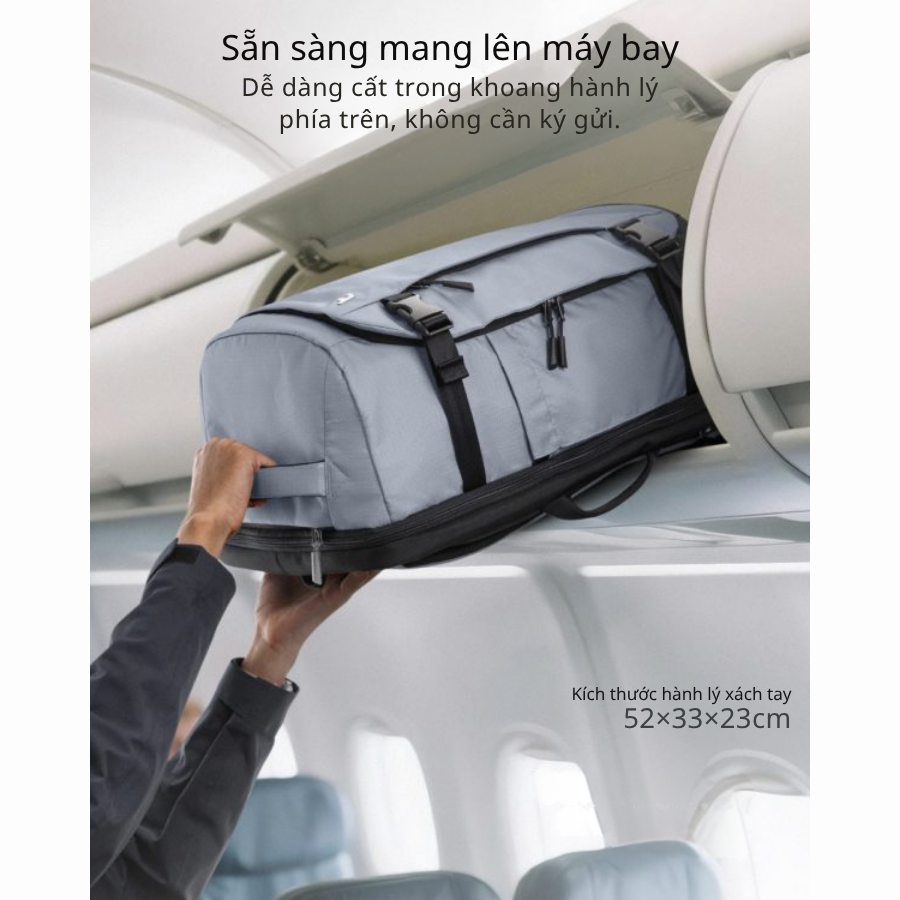 Balo Tomtoc Liteway Travel Backpack T66 Với Dung Tích 40L