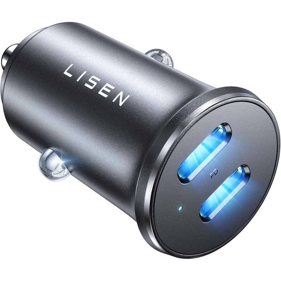 Tẩu Sạc Xe Hơi LISEN 90W Dual 2 Cổng USB-C