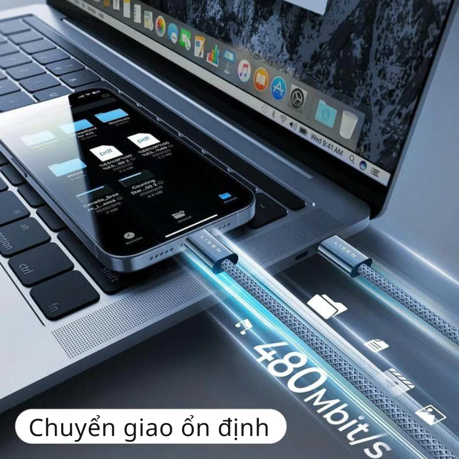 Combo 2 Cáp Sạc Nhanh LISEN USB-C To USB-C 240W PD3.1