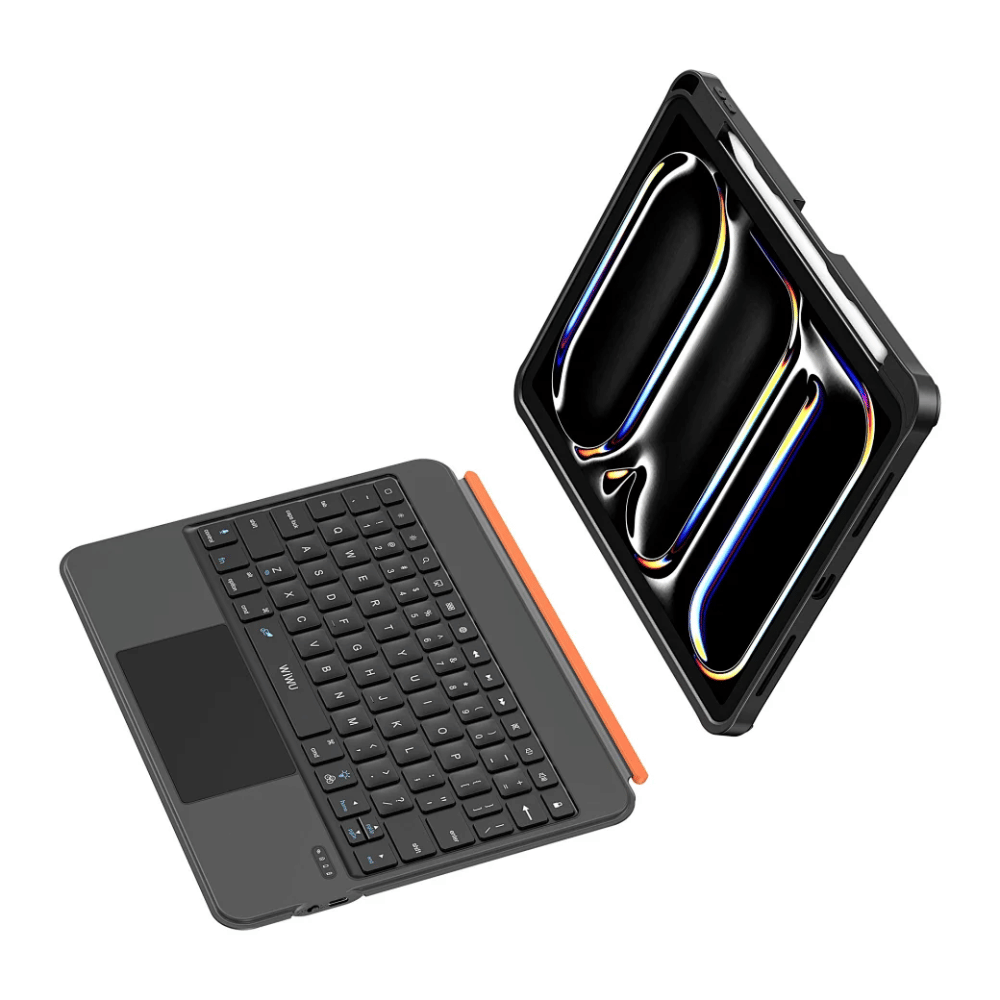 Case Kèm Bàn Phím Bluetooth iPad WIWU MK-007 Pro Đế Xoay 360°