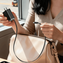 Củ Sạc Anker Nano 1C 35W Tích Hợp Cáp USB-C Rút Gọn A2658