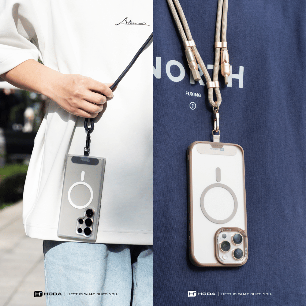 Dây Đeo Điện Thoại Kèm Sạc HODA 4in1 65W
