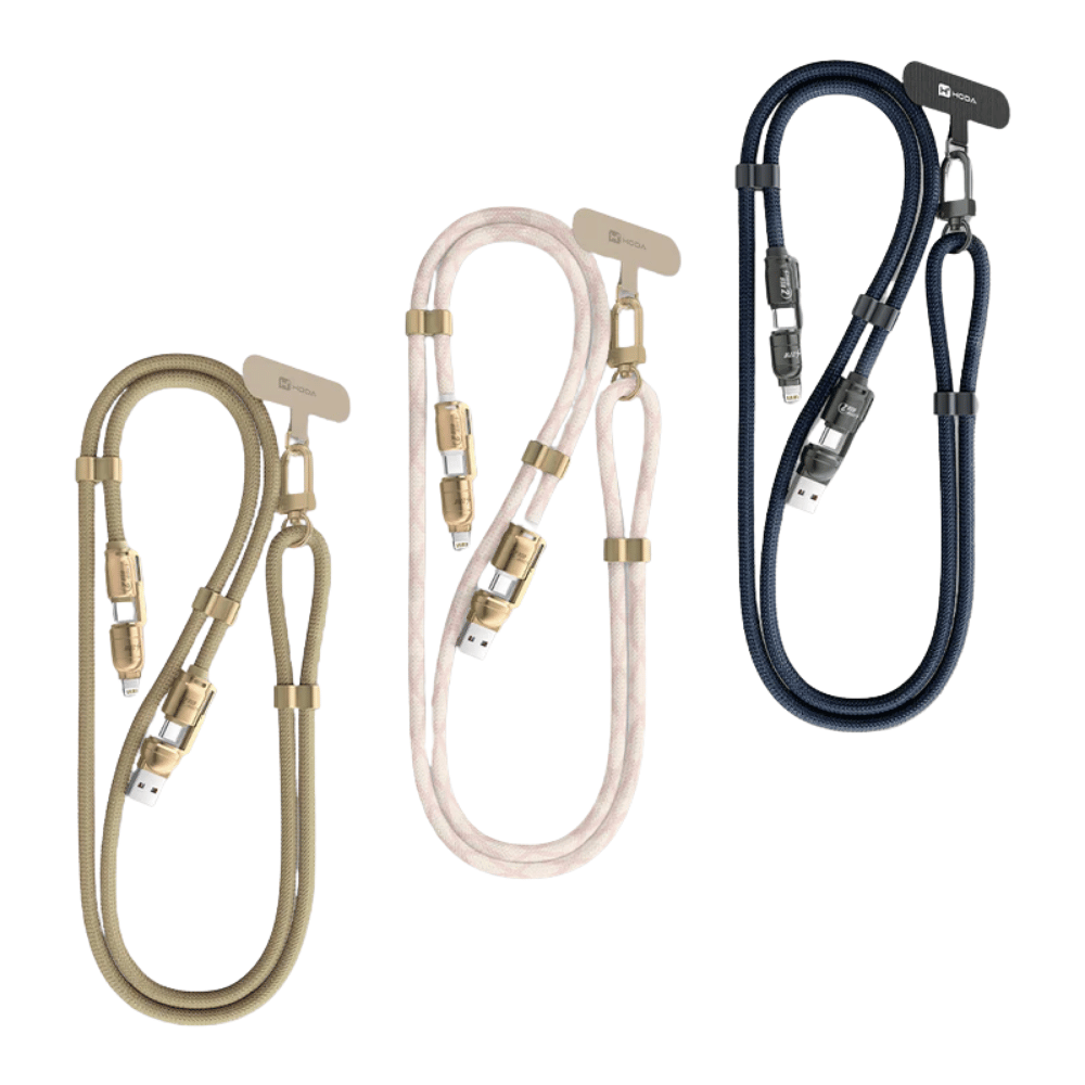 Dây Đeo Điện Thoại Kèm Sạc HODA 4in1 65W