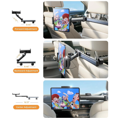 Giá Đỡ Máy Tính Bảng LISEN 3 In 1 Gắn Tựa Đầu Xe Hơi