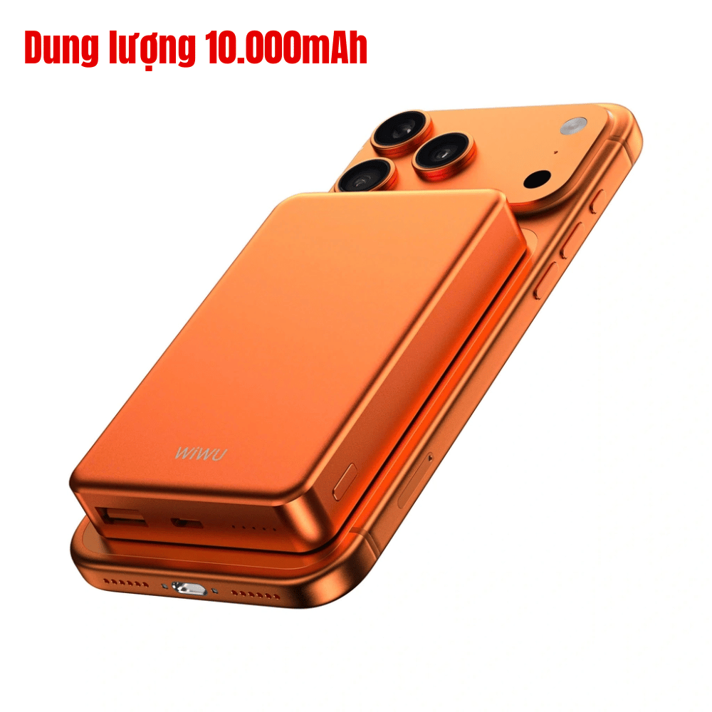 Pin/ Sạc Dự Phòng MagSafe Siêu Mỏng WIWU Ultra-Thin P15-1