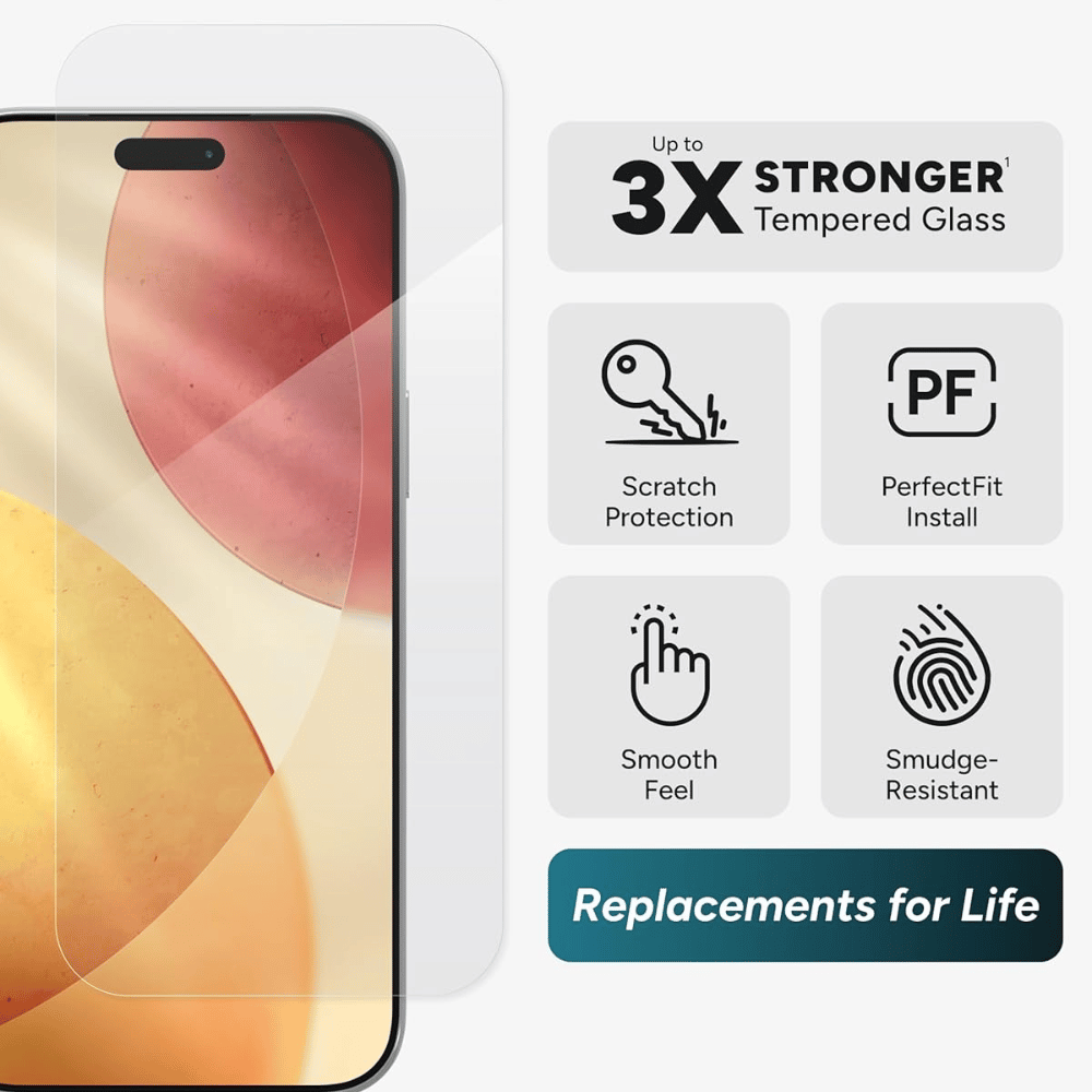 Kính Cường Lực iPhone 17 Series ZAGG Plus Edge