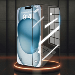 Kính Cường Lực iPhone 17 Series HODA 3D Curved (Có Khung Hỗ Trợ Dán)