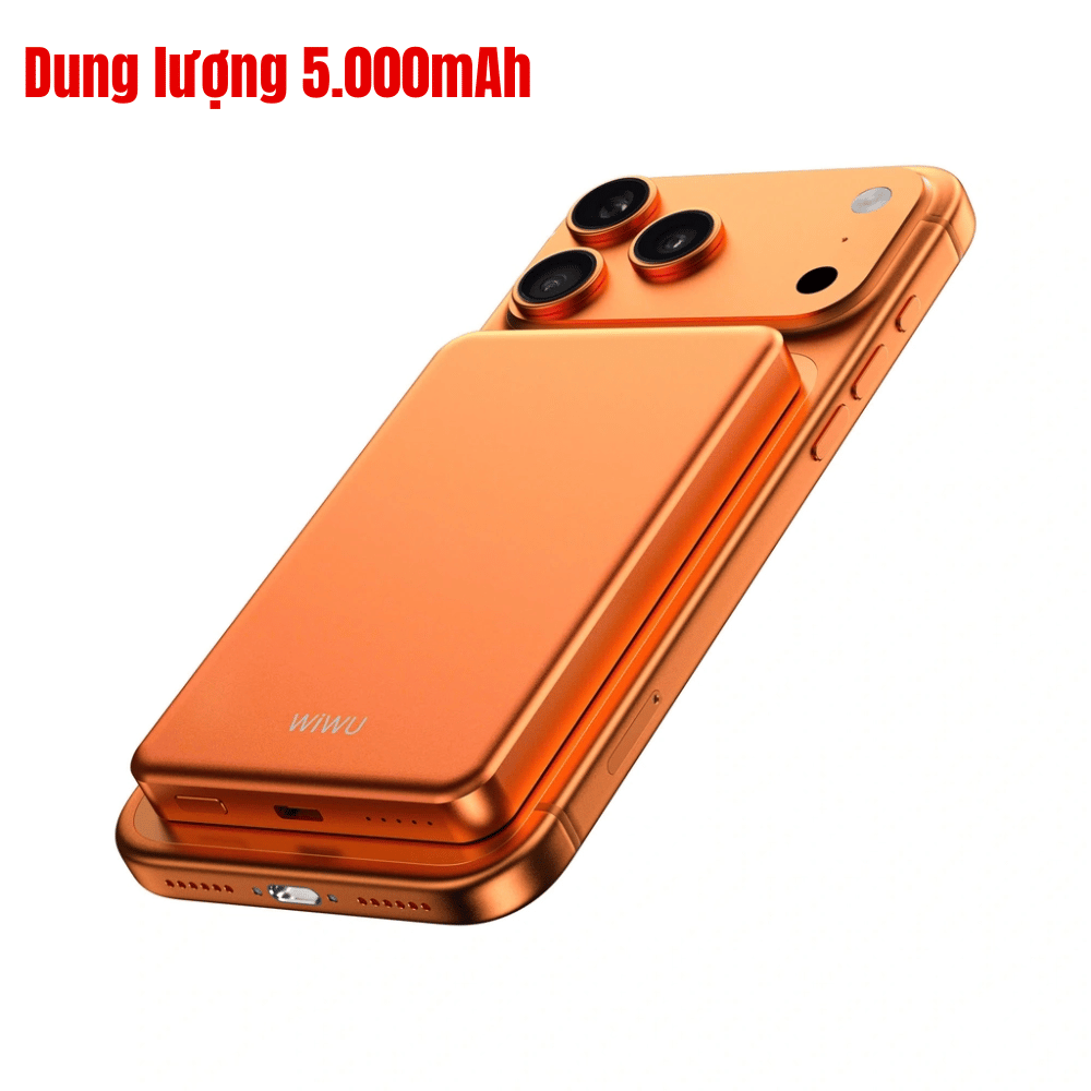 Pin/ Sạc Dự Phòng MagSafe Siêu Mỏng WIWU Ultra-Thin P15-1