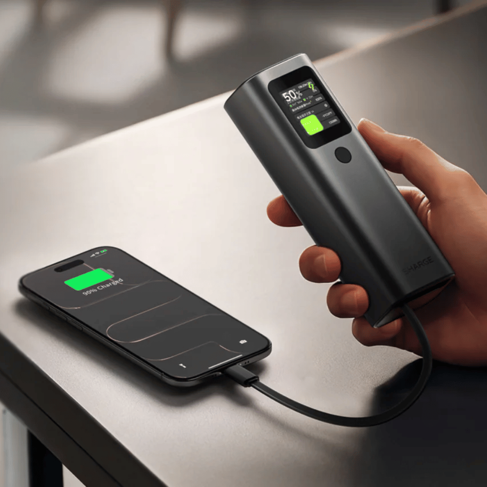 Pin Sạc Dự Phòng Sharge Retractable 165W 20.000mAh