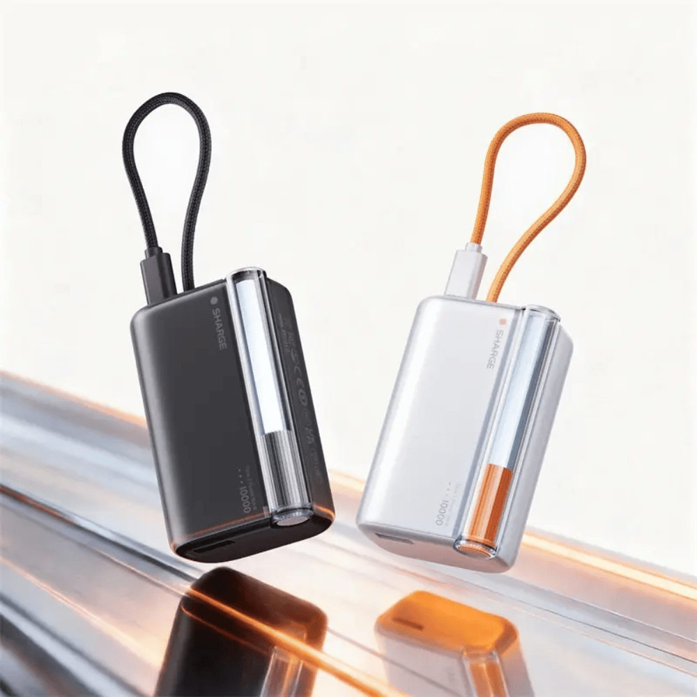 Sạc Dự Phòng Sharge Flow 3 45W 10.000mAh Tích Hợp Cáp Type-C