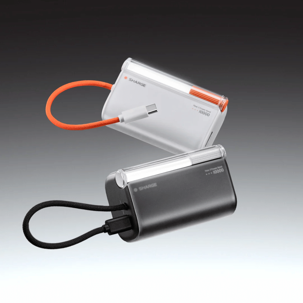 Sạc Dự Phòng Sharge Flow 3 45W 10.000mAh Tích Hợp Cáp Type-C