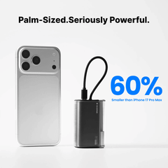 Sạc Dự Phòng Sharge Flow 3 45W 10.000mAh Tích Hợp Cáp Type-C