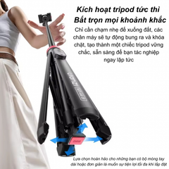 Tripod Ulanzi MT-44B Chân Máy Kiêm Gậy Selfie có Tích Hợp Remote