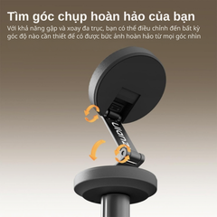 Tripod Ulanzi MT-85 Đen Chân Tự Bung Có Magsafe Tích Hợp Remote