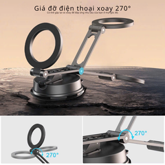 Giá Đỡ Điện Thoại Ô Tô Từ Tính WiWU CH055