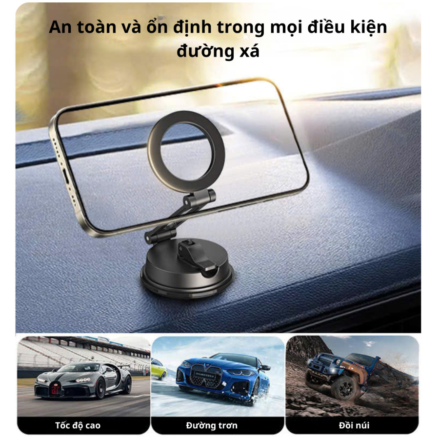 Giá Đỡ Điện Thoại Ô Tô Từ Tính WiWU CH055