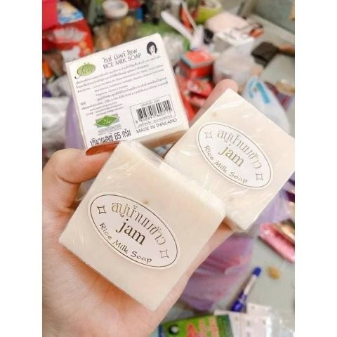 Xà Phòng  Cám Gạo/ Cám Nghệ Thiên Nhiên Jam Thái Lan