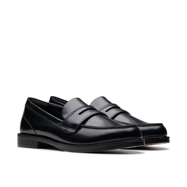 Giày Loafer Da Nữ Clarks - Straven Edge