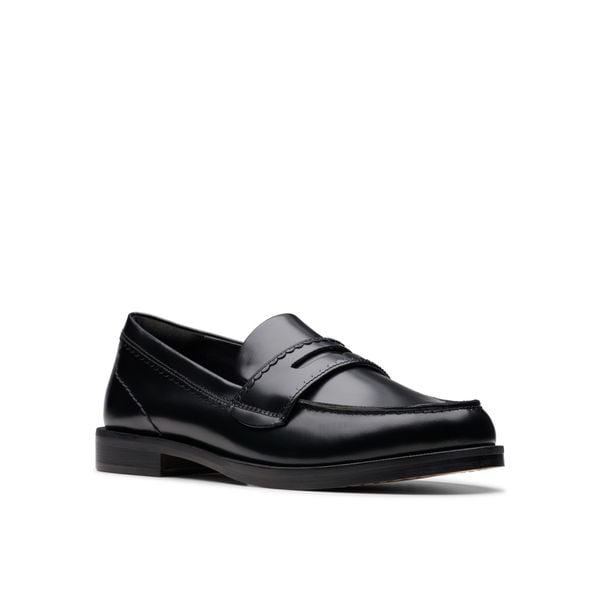 Giày Loafer Da Nữ Clarks - Straven Edge