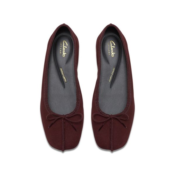 Giày Búp Bê Da Nữ Clarks - Freckle Ice