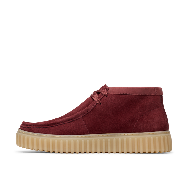 Giày Bốt Da Lộn Nam Clarks - Torhill Hi