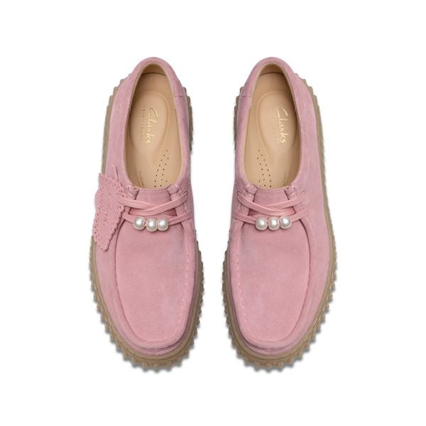 Giày Da Lộn Nữ Clarks - Torhill Bee