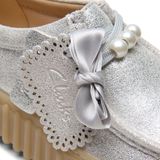 Giày Da Lộn Nữ Clarks - Torhill Bee