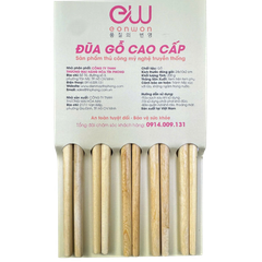 Bộ 10 đũa gỗ Eonwon