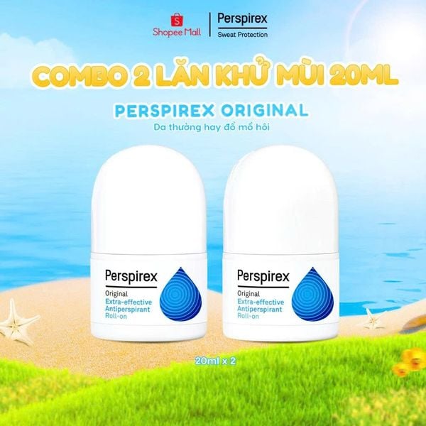  Combo 2 Lăn khử mùi Perspirex Original 20ml 