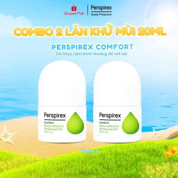  Combo 2 Lăn khử mùi Perspirex Comfort 20ml 