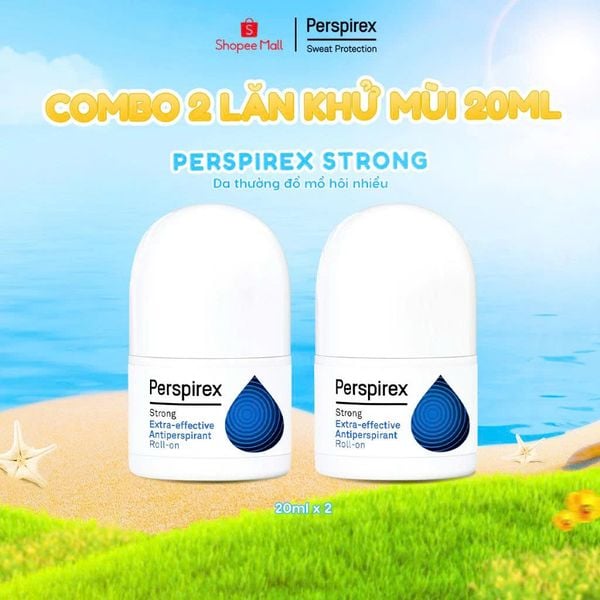  Combo 2 Lăn khử mùi Perspirex Strong 20ml 