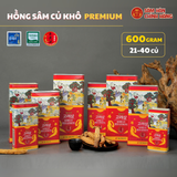  Hồng sâm củ khô HQ Premium 600g (21-40  củ) - Daedong 