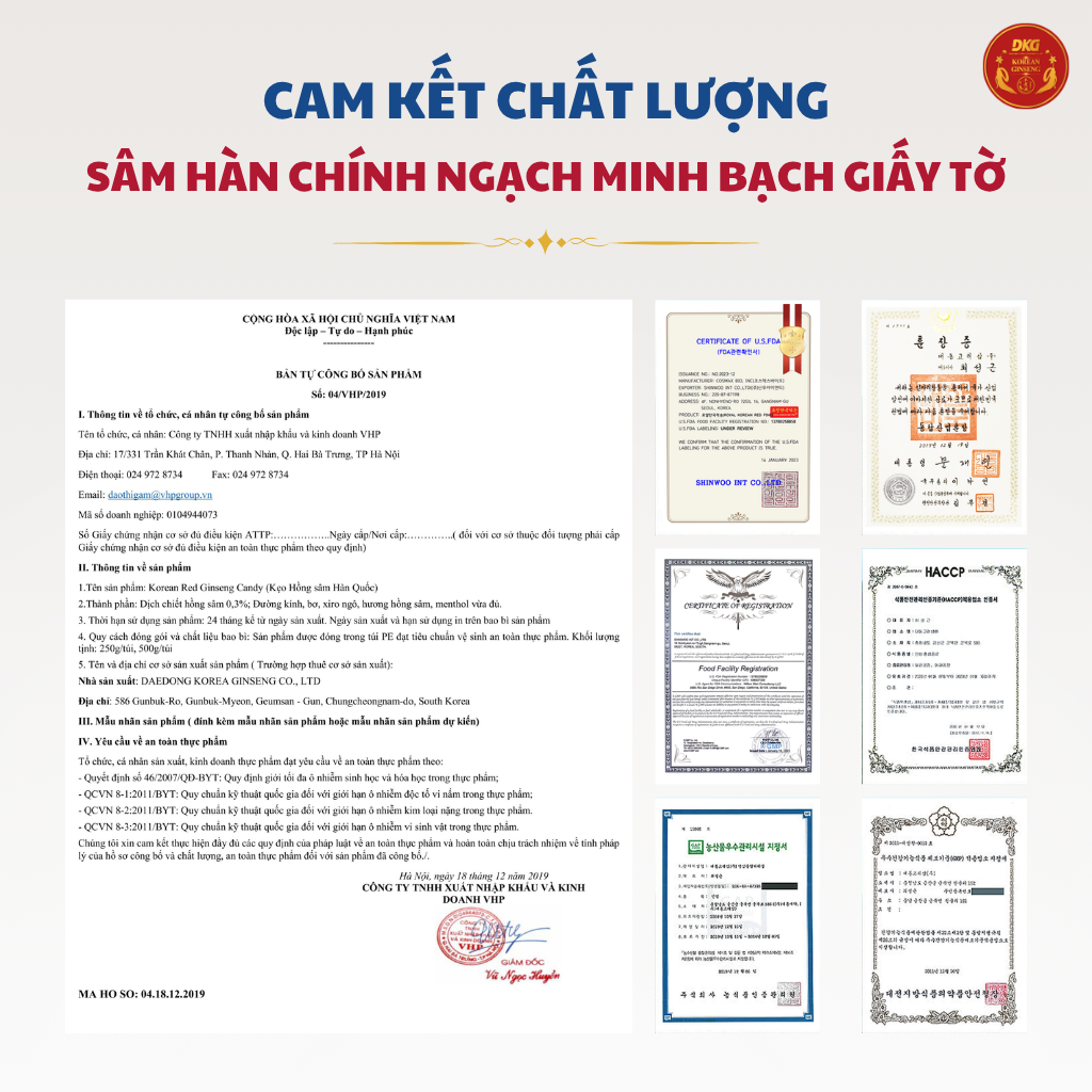  Kẹo hồng sâm Hàn Quốc 120gram - Daedong 