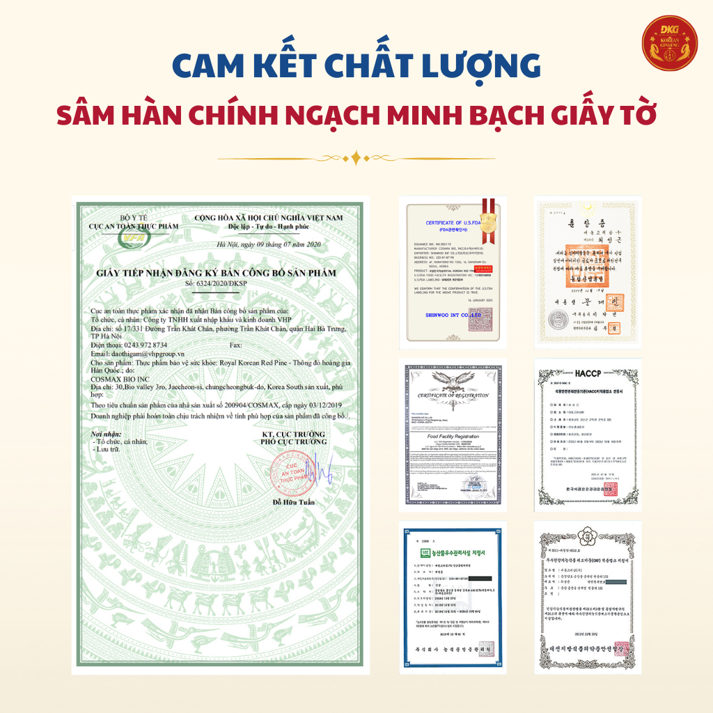  Tinh dầu thông đỏ hoàng gia Hàn Quốc 60v*450mg - (Hộp nhỏ) 