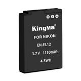 Pin Sạc máy ảnh Kingma Nikon EN-EL12 1150mAh