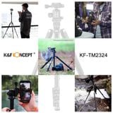Chân máy ảnh Tripod máy ảnh cao cấp chuyên nghiệp K&F concept KF09.007